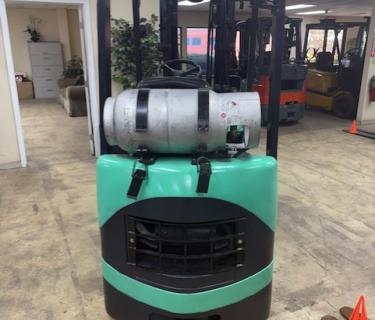 Mitsubishi 3000lb forklift dual drive tires for sale Atlanta Georgia