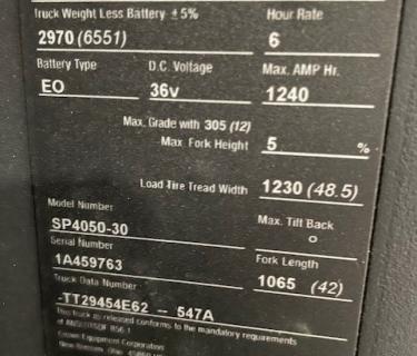 Crown Order Picker for sale Atlanta Georgia