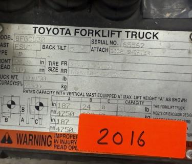 Toyota 5000LB Forklift for Sale Atlanta Georgia